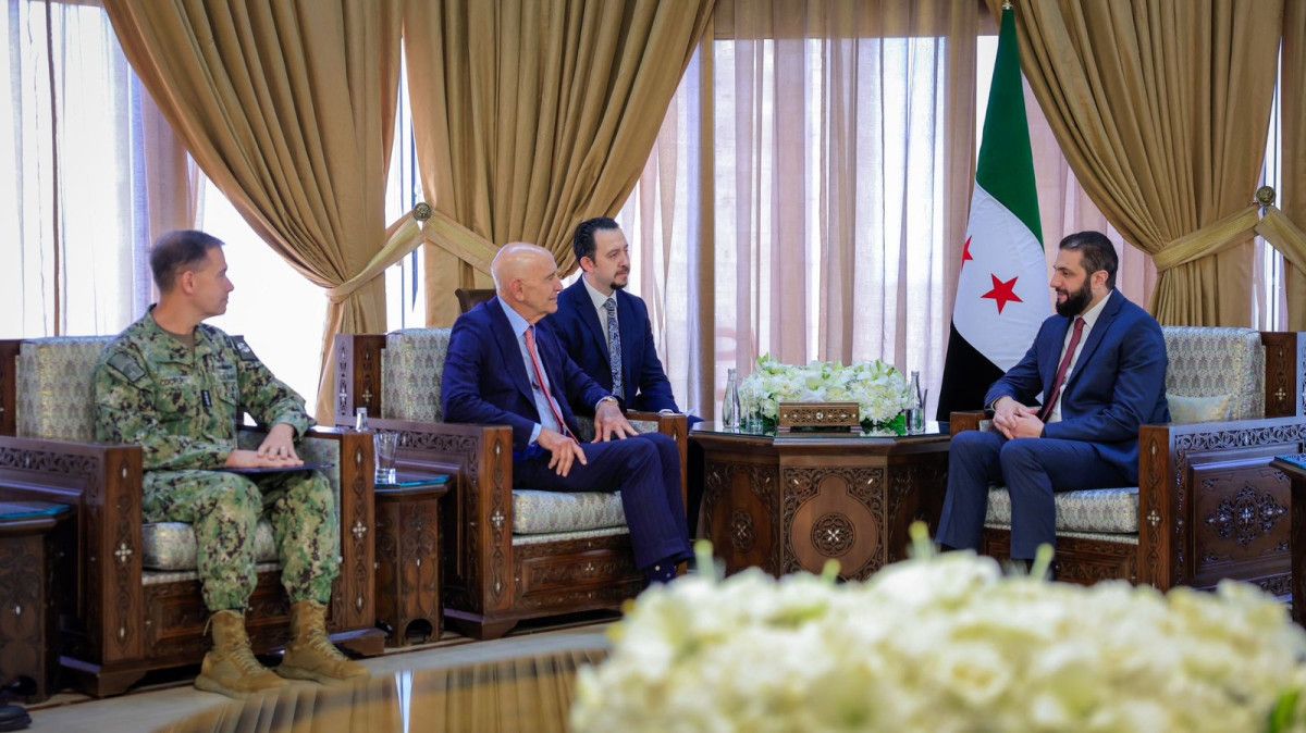 Ahmed Şara, Tom Barrack ile görüştü