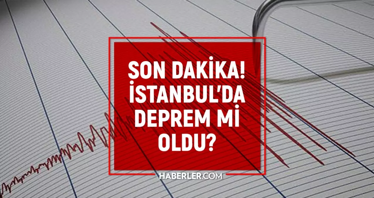 İstanbul’da 30 Ekim’de hafif bir deprem kaydedildi İstanbul’da 30 Ekim’de hafif bir deprem kaydedildi