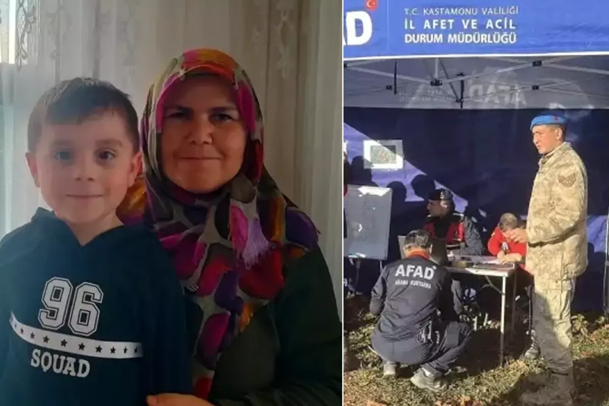 Kastamonu’da kaybolan anne ve oğlu için arama devam ediyor