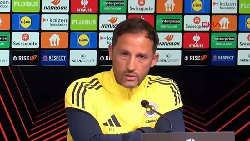 Domenico Tedesco: 10 kişi olmalarına rağmen maç zordu Domenico Tedesco: 10 kişi olmalarına rağmen maç zordu