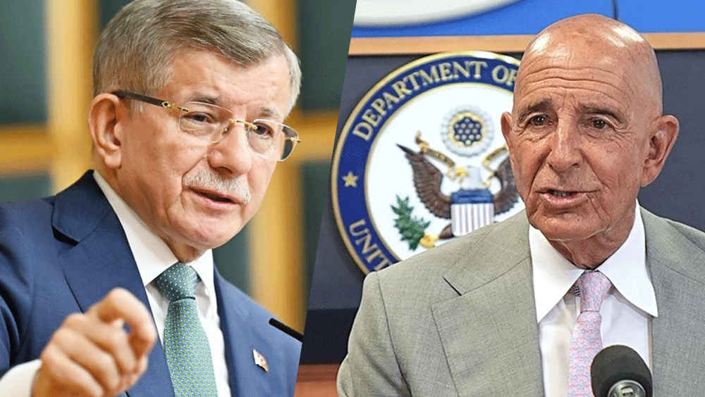 Davutoğlu’ndan Barrack’a Tepki: Dışişlerine Çağrılmalı Davutoğlu’ndan Barrack’a Tepki: Dışişlerine Çağrılmalı