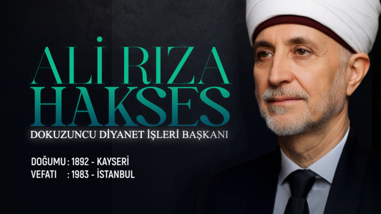 Dokuzuncu Diyanet İşleri Başkanı Ali Rıza Hakses