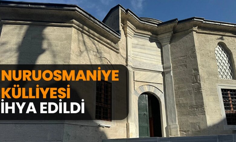 Nuruosmaniye Külliyesi Restorasyonu Tamamlandı Nuruosmaniye Külliyesi Restorasyonu Tamamlandı