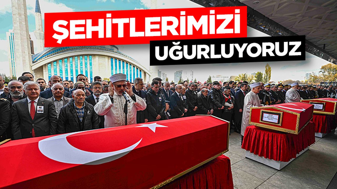 Şehitlerimiz için düzenlenen törenler gerçekleştirildi
