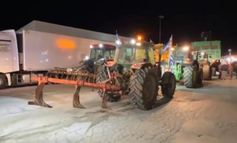 Yunan çiftçilerin eylemi Türkiye sınırını etkiledi