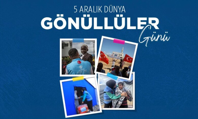 Dünya Gönüllüler Günü’nde Gönüllülere Teşekkür
